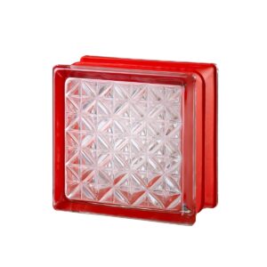 Caramida De Sticla Clara, Romantic White, Interior, 14.6x14.6x8cm
