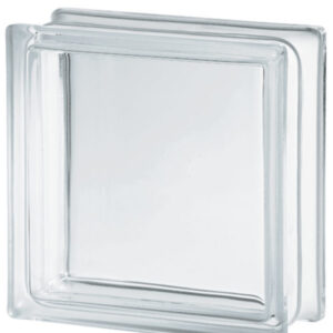 Caramida De Sticla Transparenta Pentru Interior Sau Exterior, Model Clar, 19x19x8cm