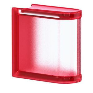 Caramida De Sticla Mata, Terminatie Liniara, Mini Cherry, Interior, 14.6x14.6x8cm