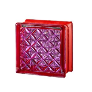 Caramida De Sticla Rubinie, Romantic Ruby, Interior, 14.6x14.6x8cm