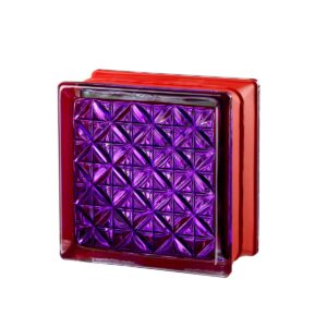 Caramida De Sticla Violet, Romantic Violet, Interior, 14.6x14.6x8cm